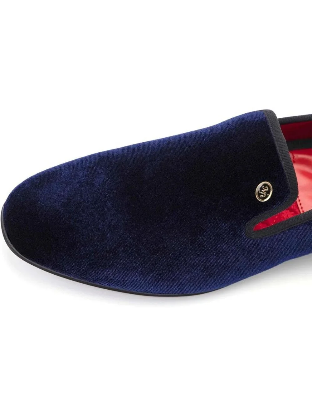 Meijiana Men's Blue08 Velvet Loafers Slip On Tuxedo Wedding Formal Shoes